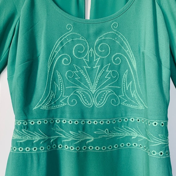 3 for $10! cold shoulder bell sleeve boho dress - Picture 6 of 6